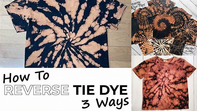 31+ Reverse Tie Dye Patterns