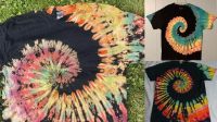 30+ Reverse Tie Dye Spiral Pattern