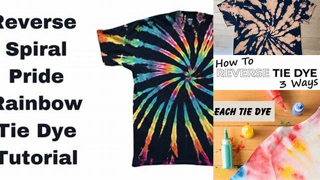 13+ Reverse Tie Dye With Bleach Spiral