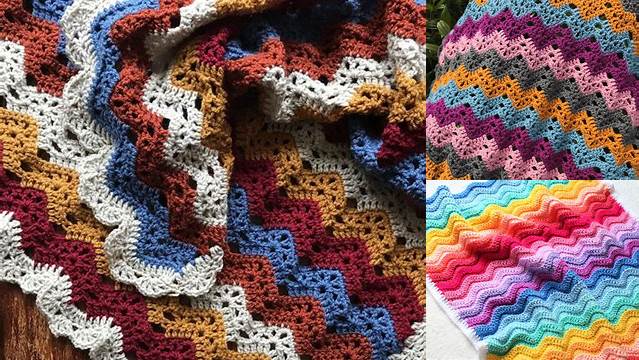 53+ Ripple Blanket Crochet Pattern For Beginners