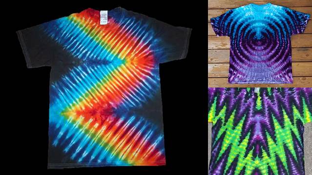 61+ Ripple Tie Dye Techniques Zig Zag