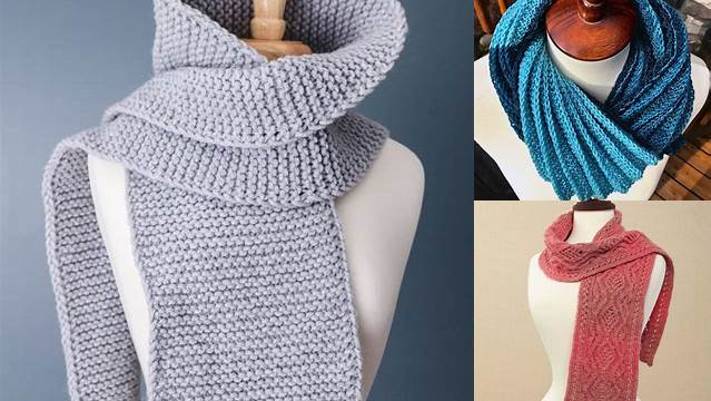 66+ Scarves To Knit Free Patterns