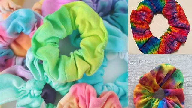 59+ Scrunchie Tie Dye Technique