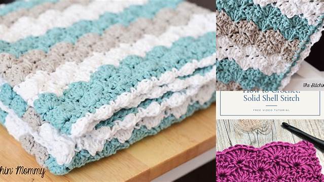 12+ Shell Stitch Crochet Blanket Pattern Free For Beginners