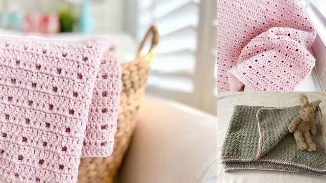 43+ Simple Crochet Baby Blanket Patterns Free For Beginners