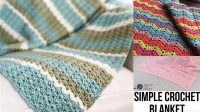 95+ Simple Crochet Blanket Patterns For Beginners Free