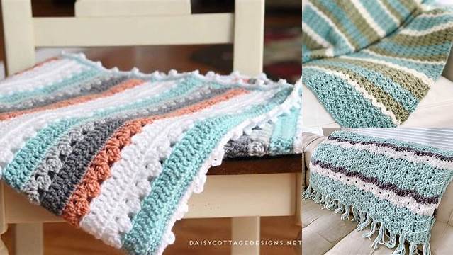 78+ Simple Crochet Blanket Patterns Free Pdf