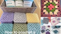 56+ Simple Crochet Granny Square Patterns For Beginners To Follow