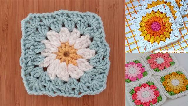 28+ Simple Flower Granny Square Pattern Free Pdf For Beginners