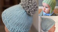 10+ Simple Free Knitting Patterns For Baby Hats On Straight Needles Dk