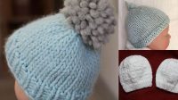 38+ Simple Free Knitting Patterns For Baby Hats On Straight Needles Dk Ravelry