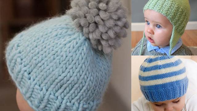 62+ Simple Free Knitting Patterns For Baby Hats On Straight Needles Uk