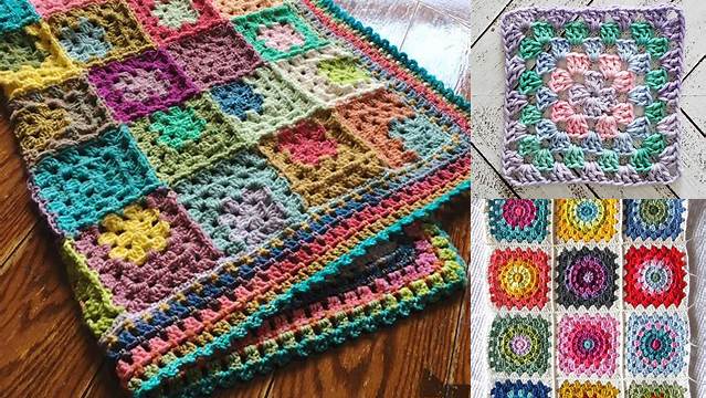 40+ Simple Granny Square Blanket Patterns Free