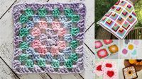 25+ Simple Granny Square Crochet Blanket Patterns Free