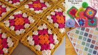 77+ Simple Granny Square Knitting Patterns Free