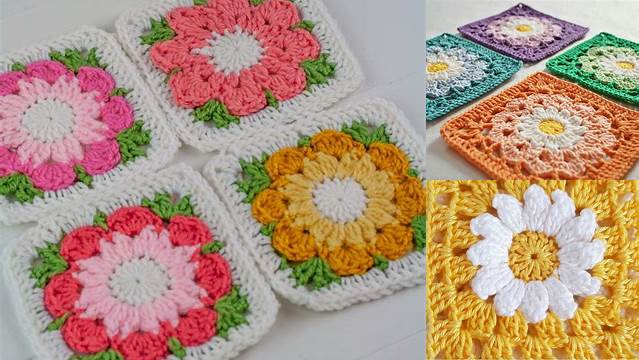 47+ Simple Granny Square Pattern Flower