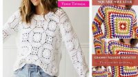 88+ Simple Granny Square Sweater Patterns Free Pdf For Beginners