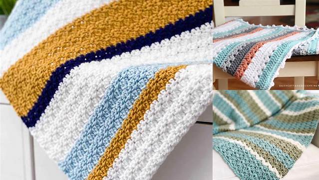 30+ Simple Modern Crochet Blanket Patterns Free For Beginners