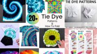 15+ Simple Tie Dye Folding Techniques