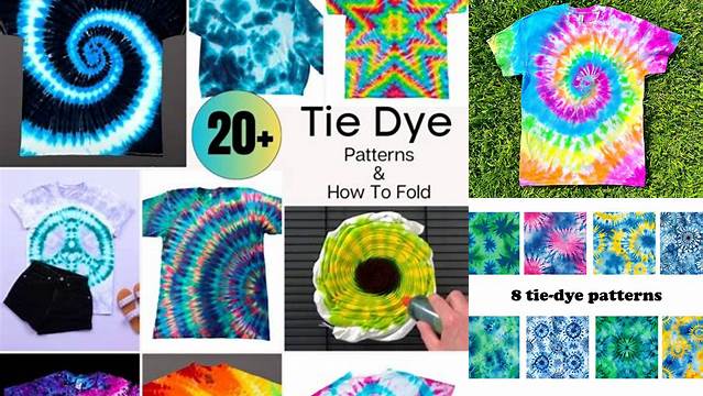 4+ Single Color Tie Dye Patterns