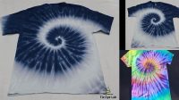 63+ Single Color Tie Dye Spiral