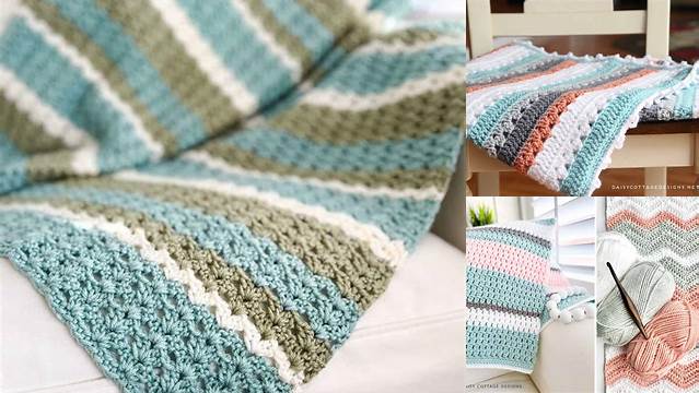 83+ Single Crochet Blanket Pattern Free For Beginners