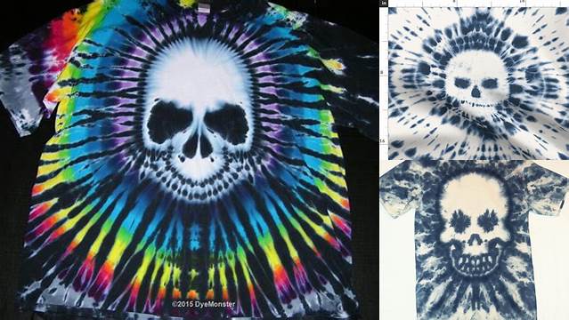 14+ Skull Tie Dye Pattern