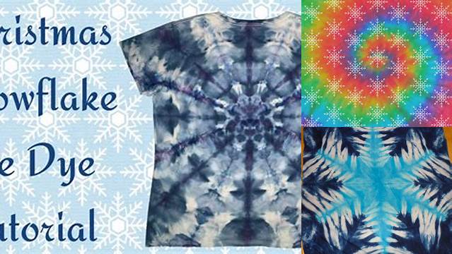 53+ Snowflake Tie Dye Patterns