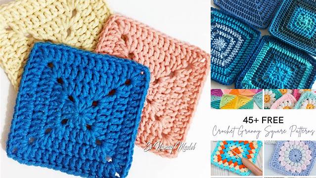 73+ Solid Granny Square Patterns Free