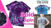 18+ Spider Tie Dye Technique