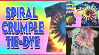 48+ Spiral Crumple Tie Dye