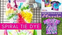 87+ Spiral Fold Tie Dye