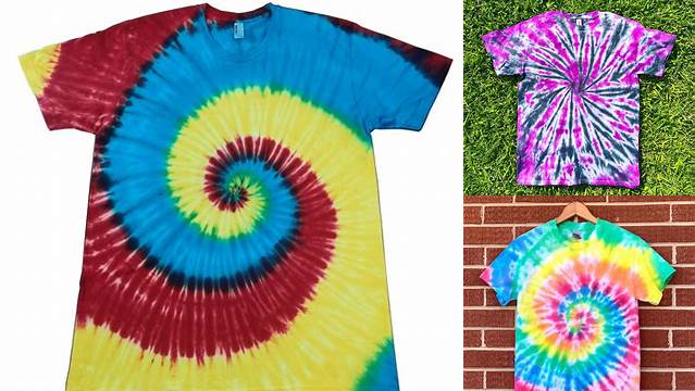 4+ Spiral Tie Dye Color Ideas