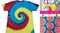 60+ Spiral Tie Dye Color Patterns