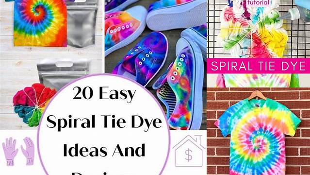 20+ Spiral Tie Dye Ideas