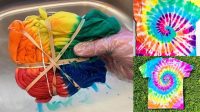 31+ Spiral Tie Dye Rubber Bands