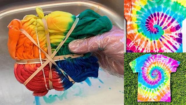 31+ Spiral Tie Dye Rubber Bands