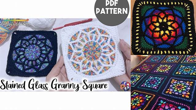 7+ Stained Glass Granny Square Patterns Free