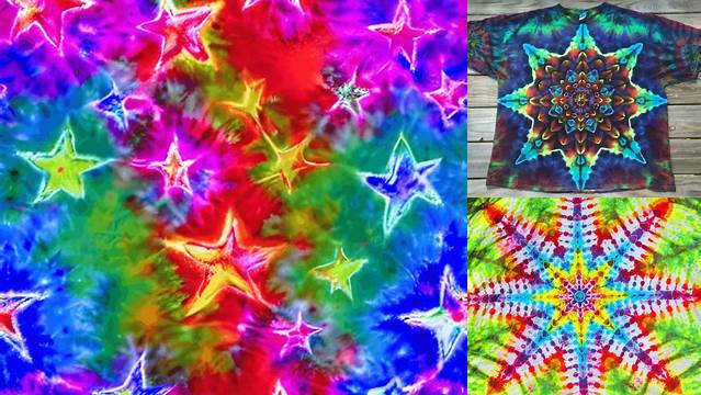 88+ Star Pattern Tie Dye