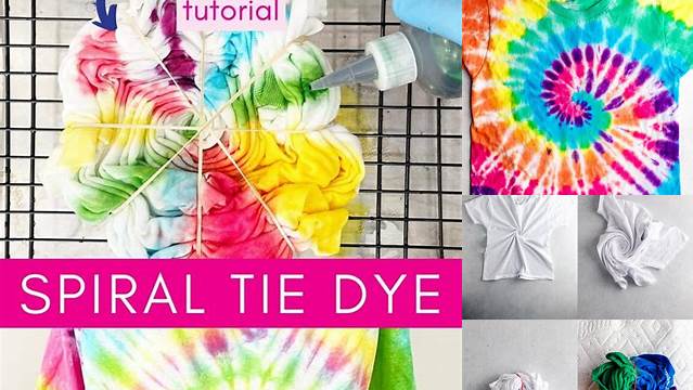 7+ Step By Step Spiral Tie Dye