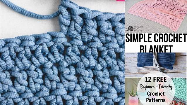 96+ Stitch Crochet Pattern Free For Beginners