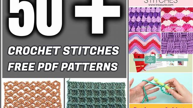 66+ Stitch Crochet Pattern Pdf Free Download