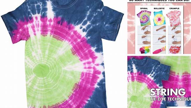 31+ String Tie Dye Technique