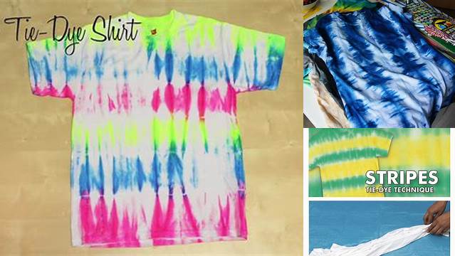 86+ Stripe Tie Dye Technique