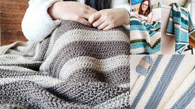 69+ Striped Crochet Blanket Pattern Easy