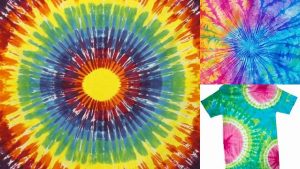 91+ Sunburst Tie Dye Design