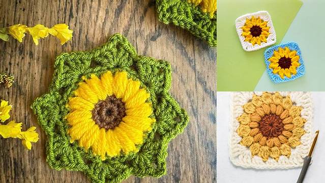 63+ Sunflower Granny Square Pattern Free Uk