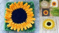 47+ Sunflower Granny Square Pattern Pdf Free Download