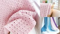 10+ Super Easy Crochet Baby Blanket Patterns Free