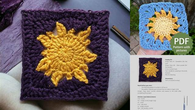 41+ Tangled Sun Granny Square Pattern Free Pdf